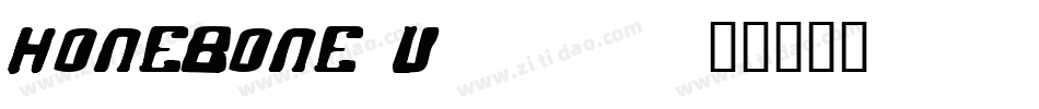 HONEBONE Ukokkei字体转换